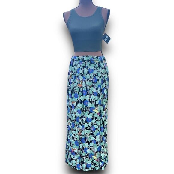 FLAX by Jeanne Engelhart Vintage Hummingbird Print Maxi Skirt, Women’s Small - Picture 2 of 12